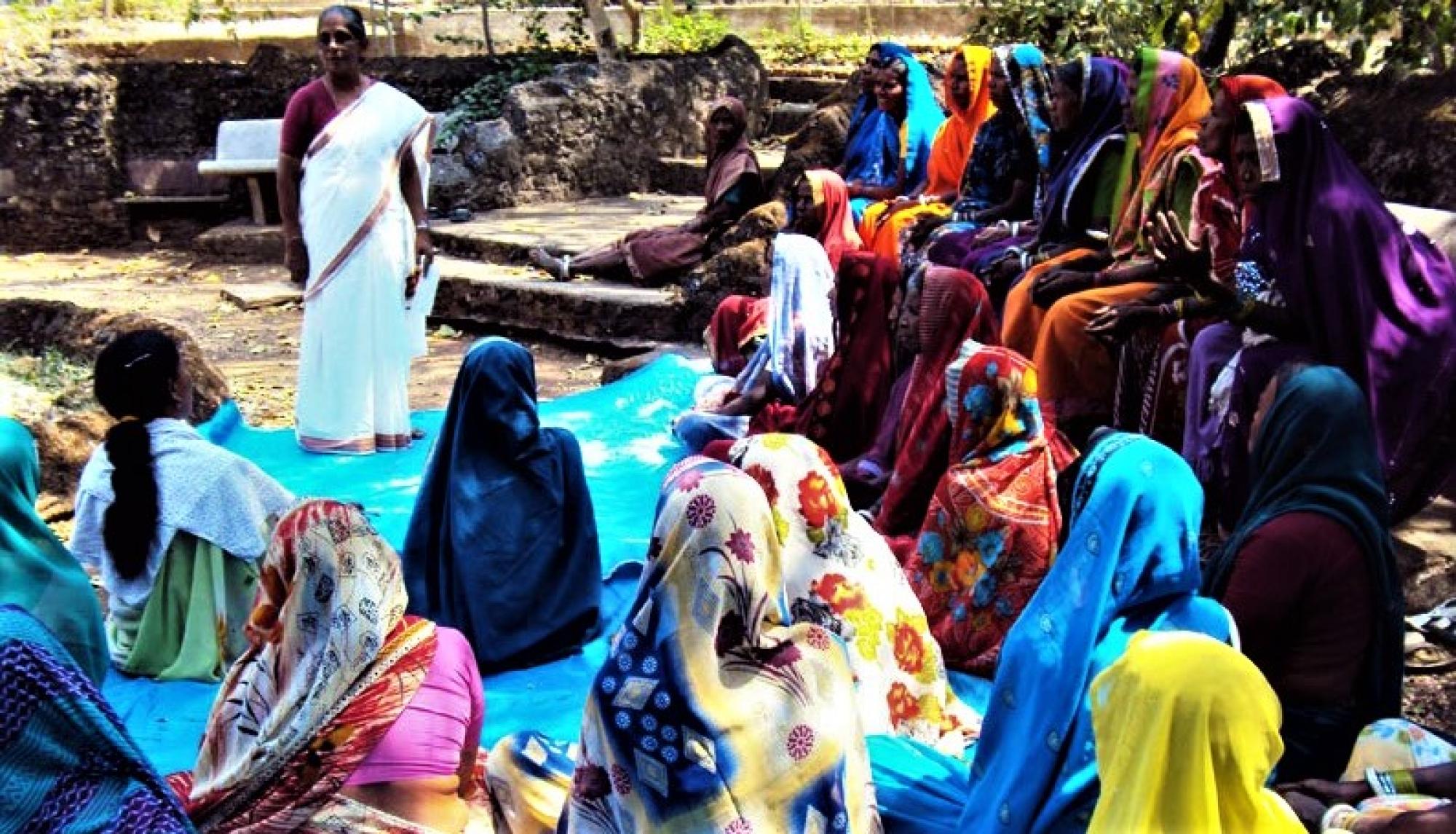 Sister Philo with village women