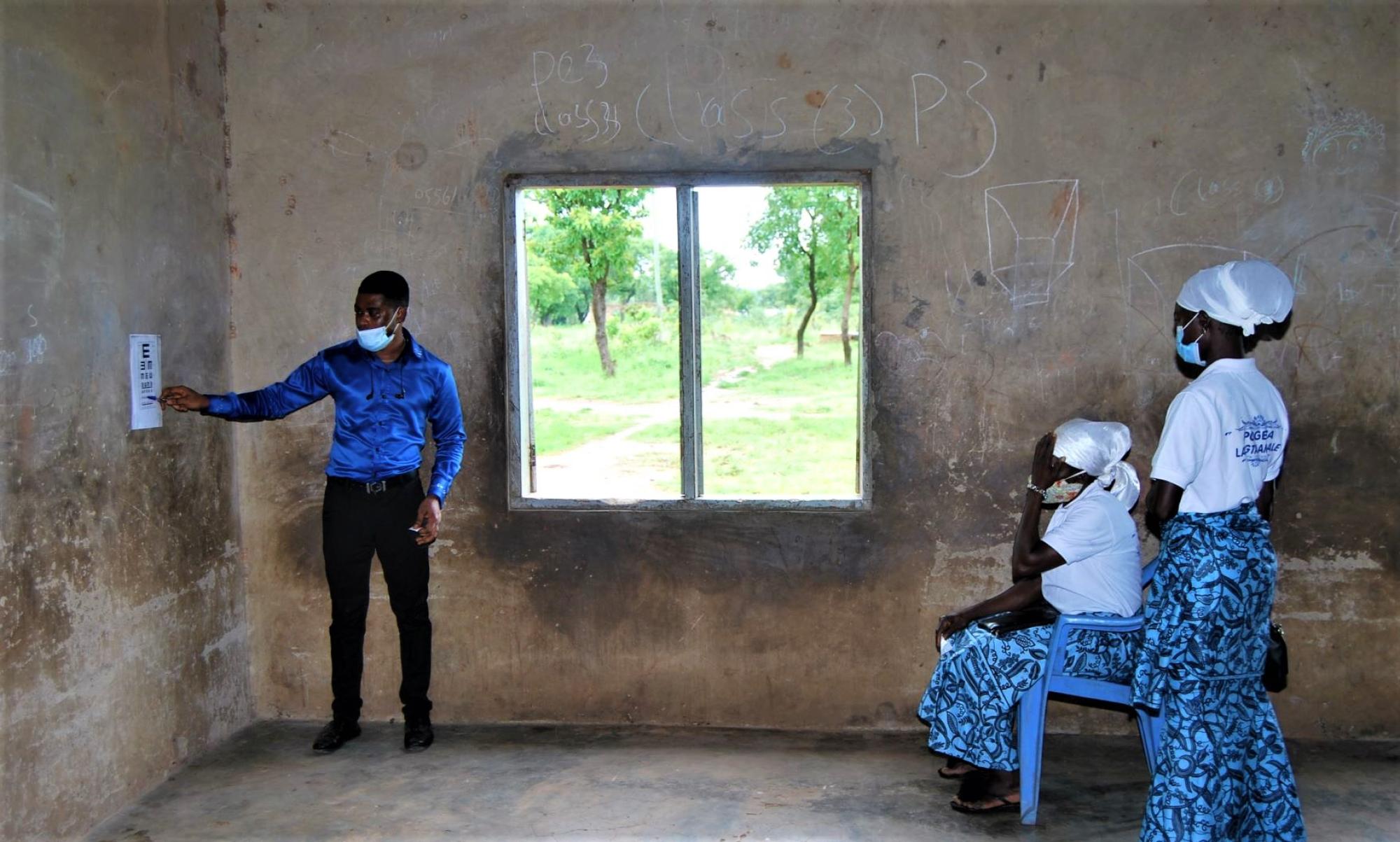 Free eye screening at the public health project launch