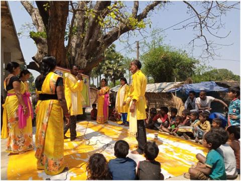 MMS respond to COVID-19 in Bihar and raise awareness of HIV/AIDS below
