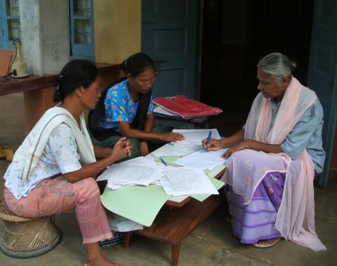 Teaching village women to become health workers