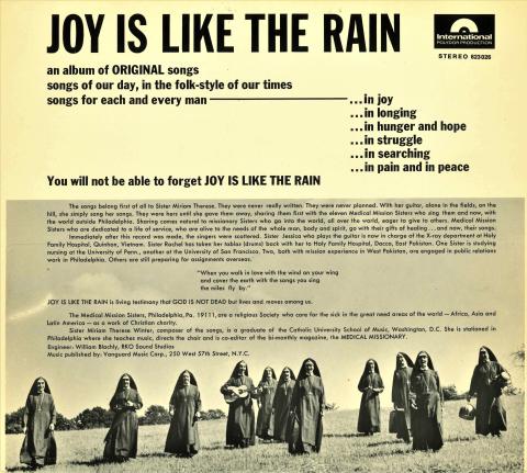 Cover Album of a MMS song, Joy is Like the Rain