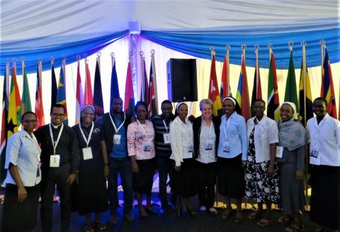 Africa Regional Forum on Sustainable Development, Victoria Falls, Zimbabwe. including two MMS participants from Uganda - Sister Immaculate Tusingwire and Sister Christine Lekuru