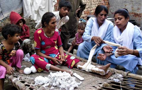 Offering medical assistance in very poor communities