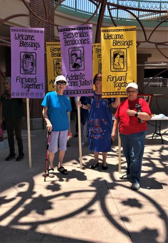 A welcome from MMS at the border in Arizona