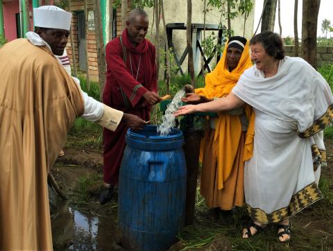 Rejoicing in precious water in Ethiopia