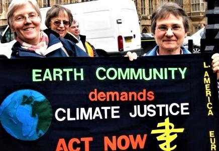 Sisters Gertrud and Suzanne campaign for climate justice