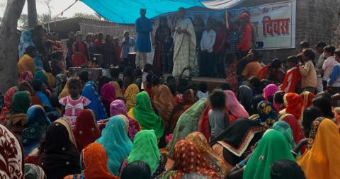 Sister Smita addresses women on International Women's Day