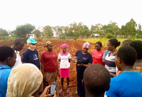 Learning about permaculture soil management