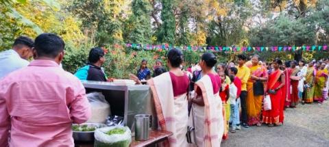 Food being served in Pune