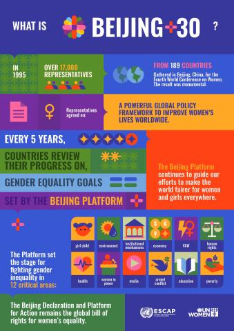 Beijing+30 Explainer. Source: UN Women and Economic and Social Commission for Asia and the Pacific (ESCAP)