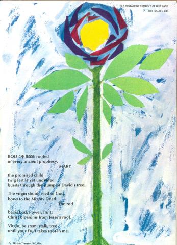 Poem by Sister Miriam Therese Winter