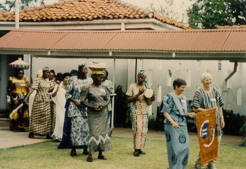 The opening ceremony in Kenya, 2003