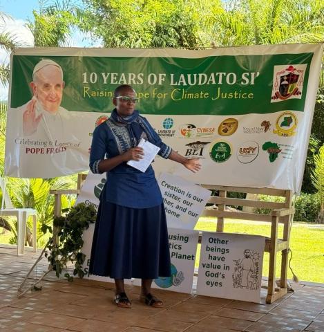 Sister Immaculate Tusingwire on the celebration of the 10th year of Laudato si’: raising hope for climate justice
