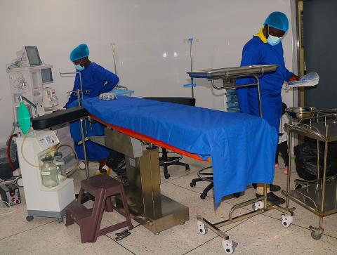 The operating theatre in Kulmasa