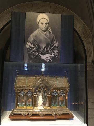 St Bernadette, Lourdes