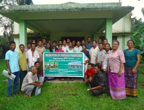 Promotion of Farmer Producers - Sister Rose and cooperative members