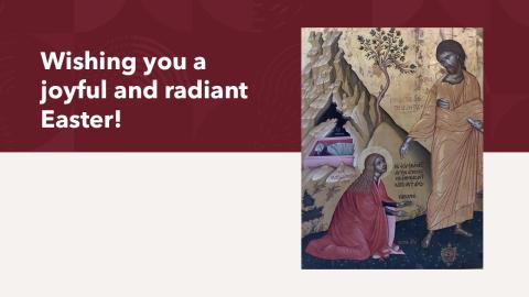 Easter joy at the tomb