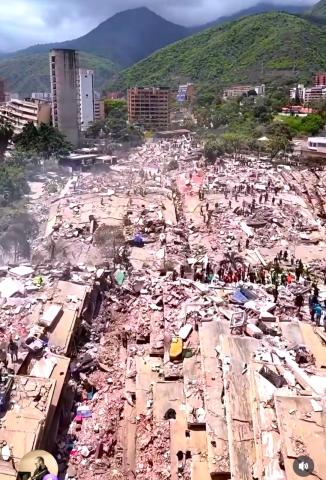 Earthquake destruction