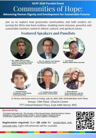 SAVE THE DATE: HLPF Parallel Event Invitation