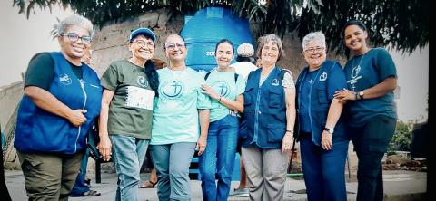 The team of Medical Mission Sisters and Associates