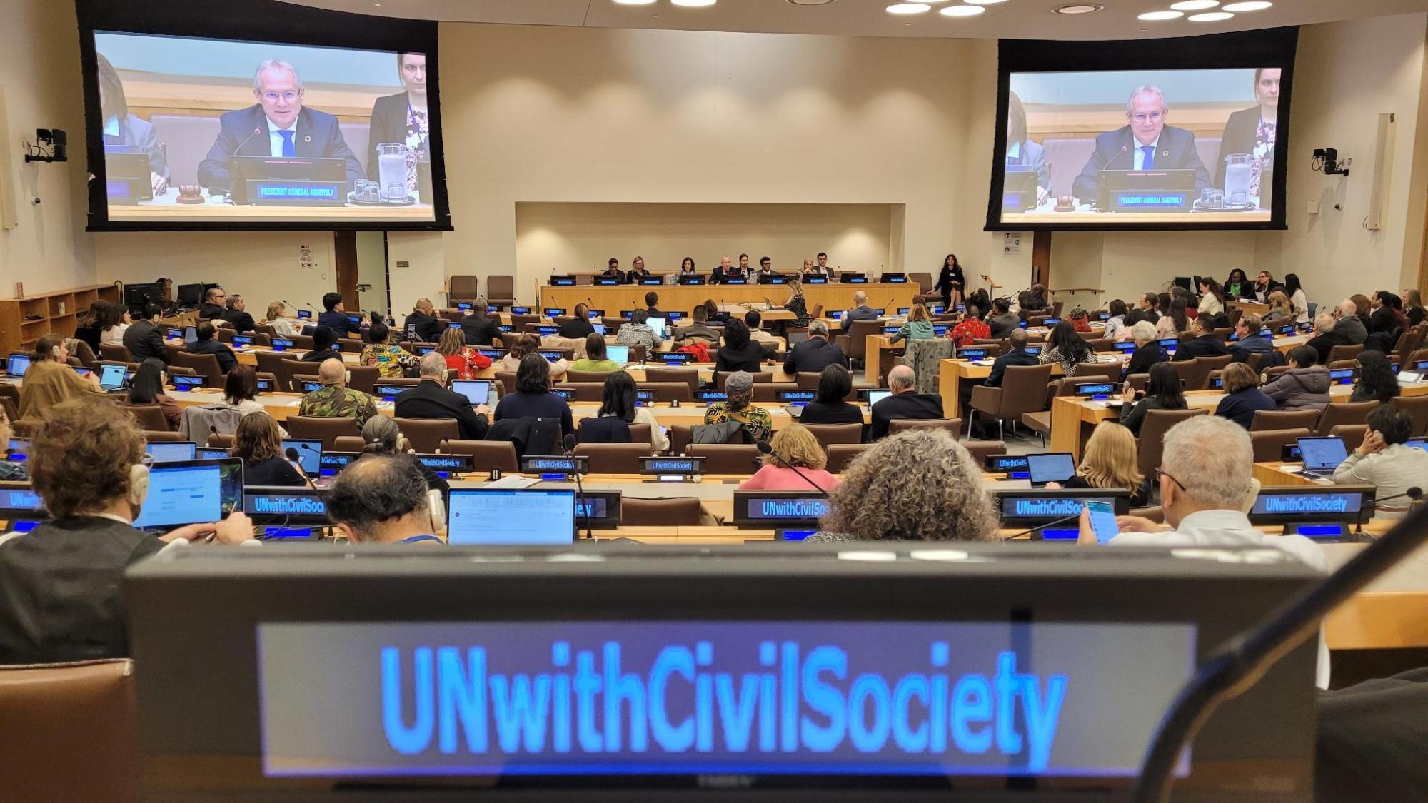 Civil Society Town Hall Meeting with the 77th President of the UN General Assembly