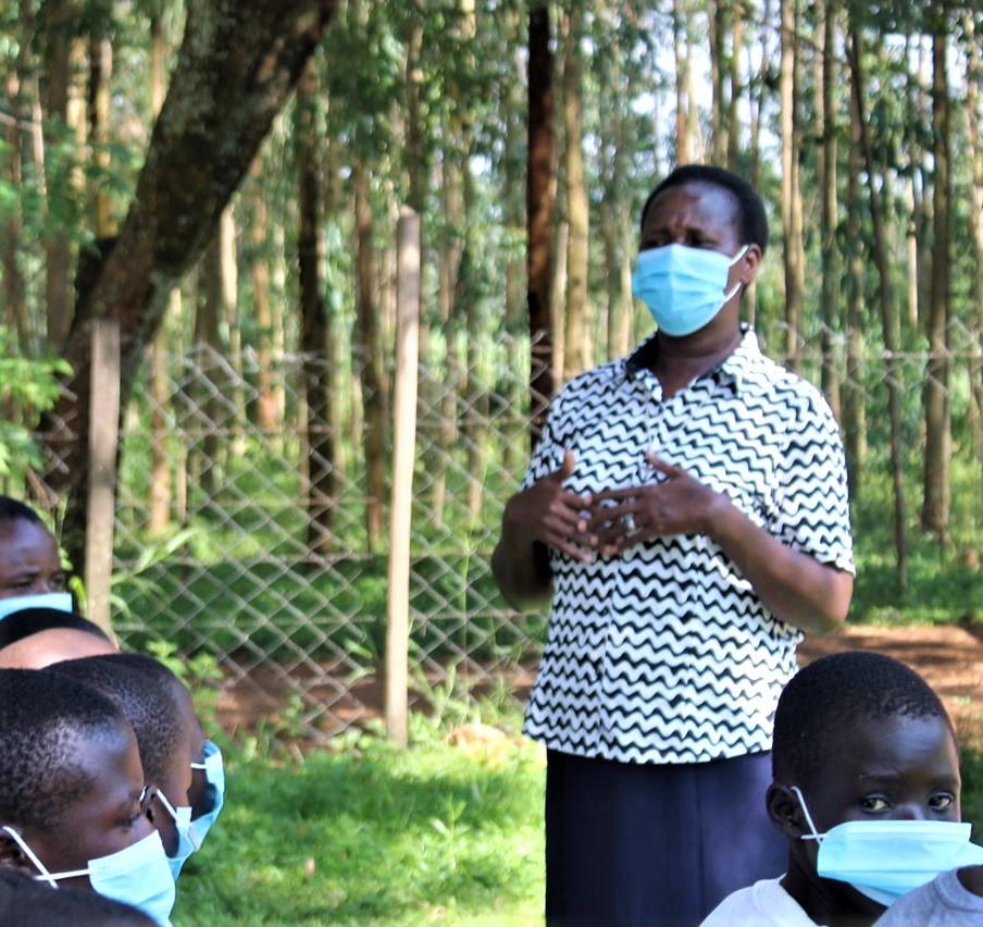 Camp for youth living with HIV, Angi'ya, Kenya 