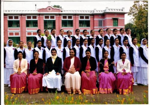 Sister Floria and nursing students