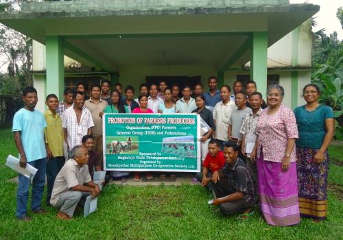 Promotion of Farmer Producers - Sister Rose and cooperative members